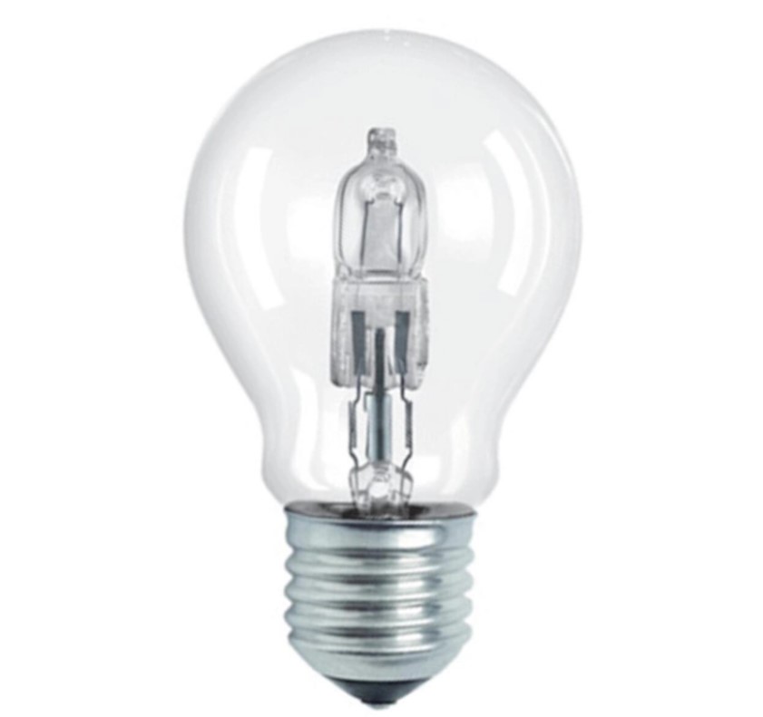 LAMPADINA ALOGENA 60W GOCCIA 2000H LEXMAN E27 
